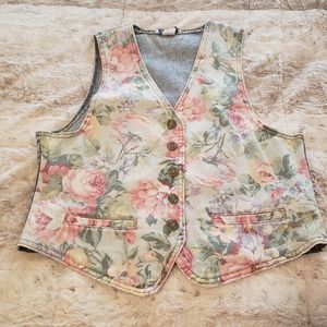 Vintage denim vest